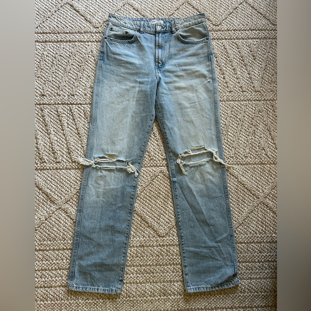 Zara light wash Women’s Jeans Size 10